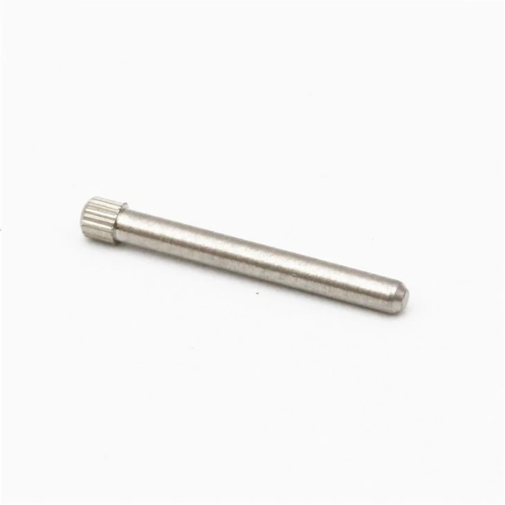 Custom Knurled Dowel Pin CNC Lathe Machine Part