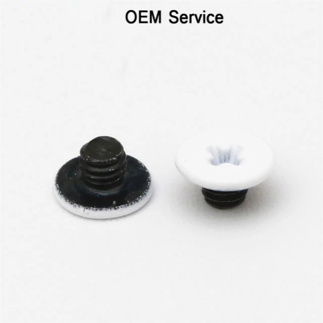 Flat Head Phillips Black Miniature M1 Screw