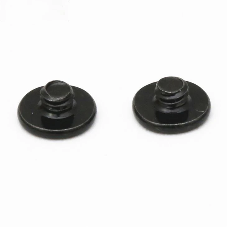 Flat Head Phillips Black Miniature M1 Screw