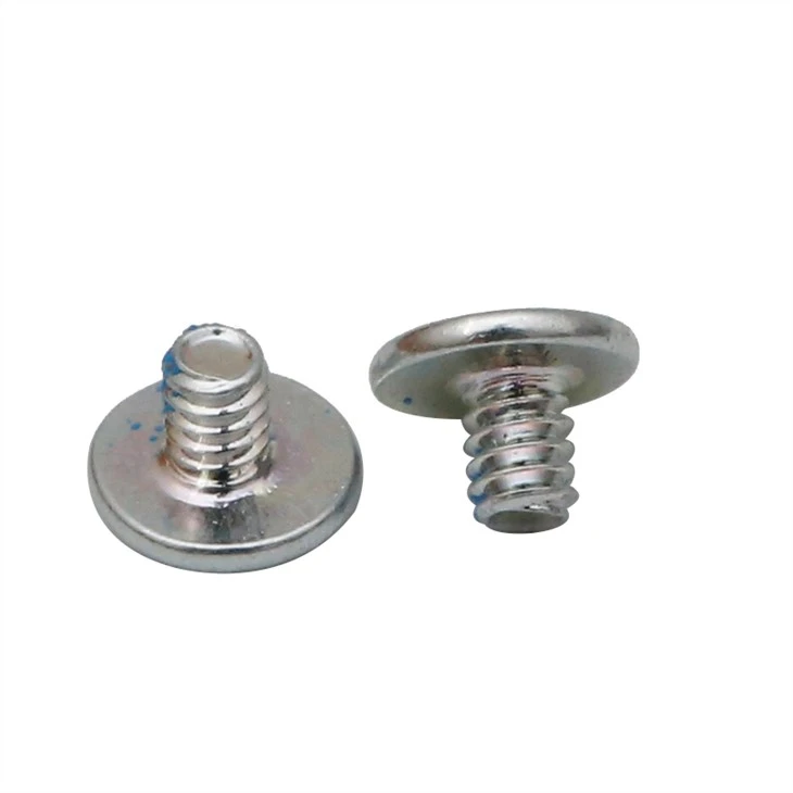 Cross recessed large flat head m1.6 micro screw