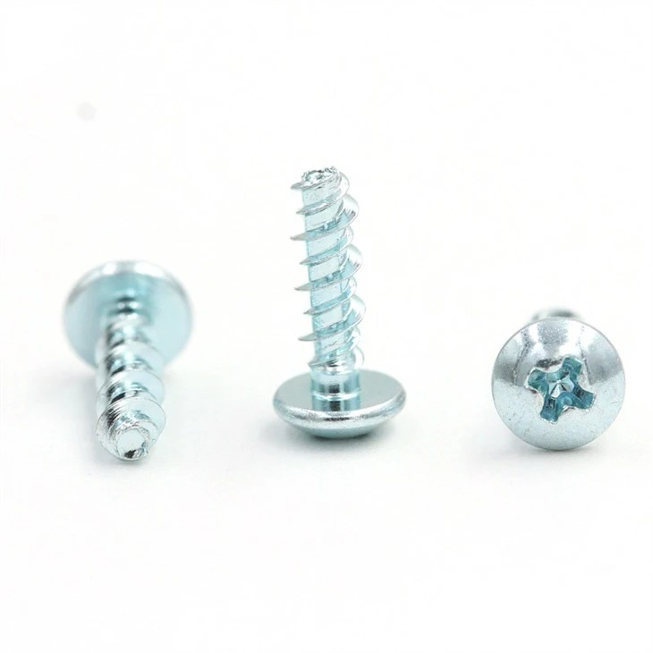 Stainless Steel Carbon Cross Pan Head Slotted Self Tapping Small Thread Forming Screw For Plastic
